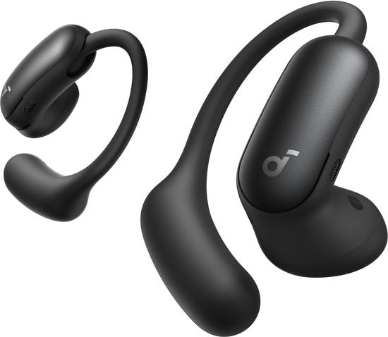 Soundcore AeroFit 2 Pro by Anker, eerste hoofdtelefoon met 2 draagmodi, 2-in-1 open ear hoofdtelefoon & semi-open-ear ruisonderdrukking, Bluetooth 6.1, Hi-Res, LDAC, spatial audio