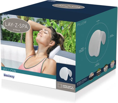 Bestway Lay-Z-Spa Kussens 2 stuks - 100% polyurethaan ZONDER VERPAKKING!
