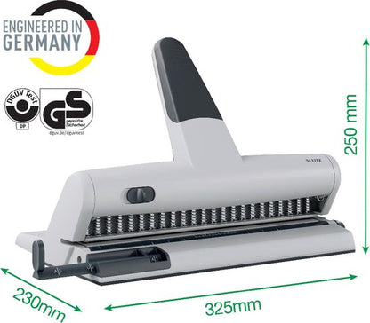 Leitz 23-Gaats Perforator - Perforeert tot 15 Vel - Voor Mappen En Ringbanden - Zilver
