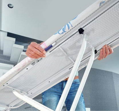 Leifheit strijkplank Classic S Basic - 110 x 30 cm strijkvlak - wit - roze - blauw LET OP! Zonder verpakking