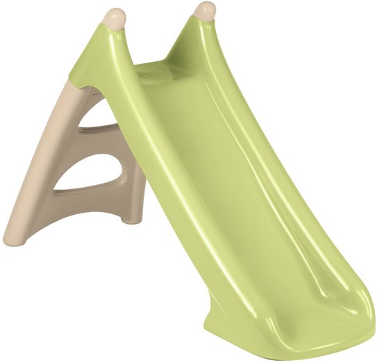 Smoby - Smoby Life - Glijbaan XS - Peuter - voor binnen en buiten - met wateraansluiting - Beige/groen