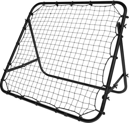 VirtuFit Verstelbare Rebounder - 100 x 100 cm - Inklapbaar - Incl. 4 grondankers - Multifunctioneel - Kickback / Tchouck / Voetbal Bouncer