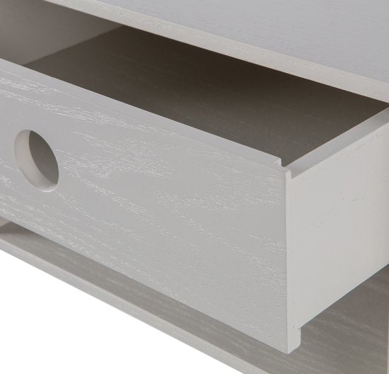 WOOOD Nancy Hangend Nachtkastje - MDF - Mist - 20x34x30