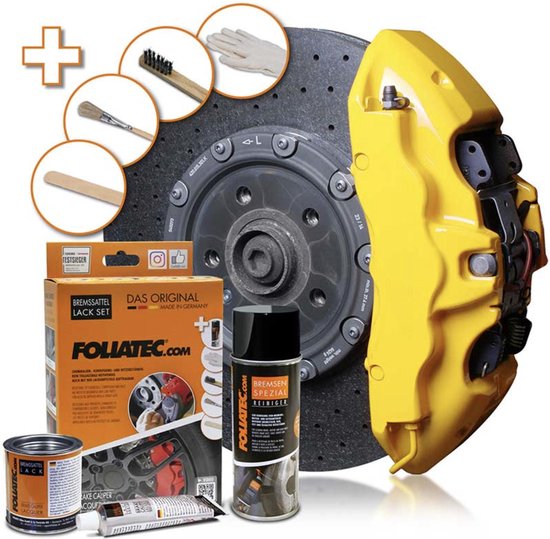Foliatec Remklauwlakset - Speed Geel - 3 Componenten