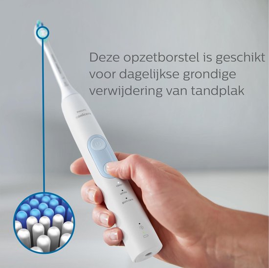 Philips Sonicare C2 Optimal Plaque Defence HX9024/10 - Opzetborstels - 4 stuks