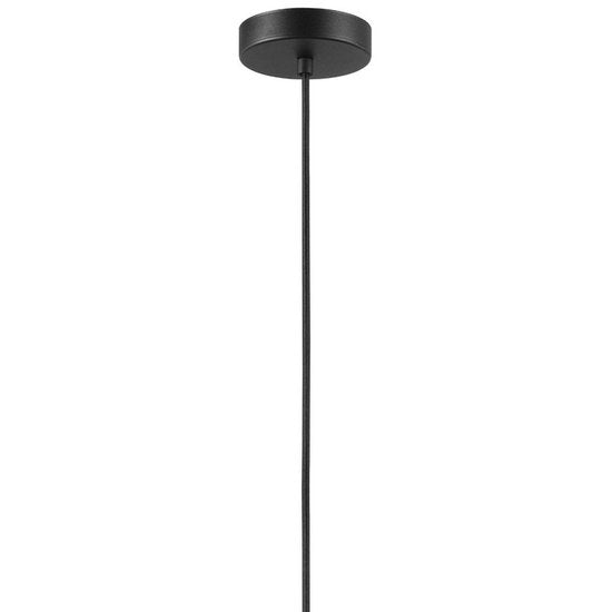 EGLO Bordesley Hanglamp - 1 lichts - Ø21cm. - E27 - bamboe, rotan - Zwart, bruin Tweede kans