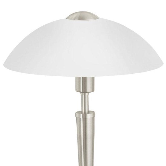 EGLO Solo 1 Tafellamp - E14 - 26 cm - Grijs/Wit - Dimbaar Tweede kans