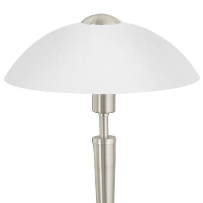 EGLO Solo 1 Tafellamp - E14 - 26 cm - Grijs/Wit - Dimbaar Tweede kans