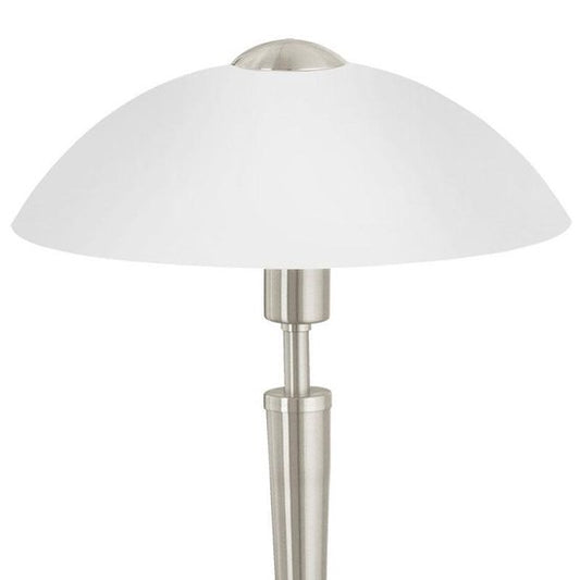 EGLO Solo 1 Tafellamp - E14 - 26 cm - Grijs/Wit - Dimbaar Tweede kans