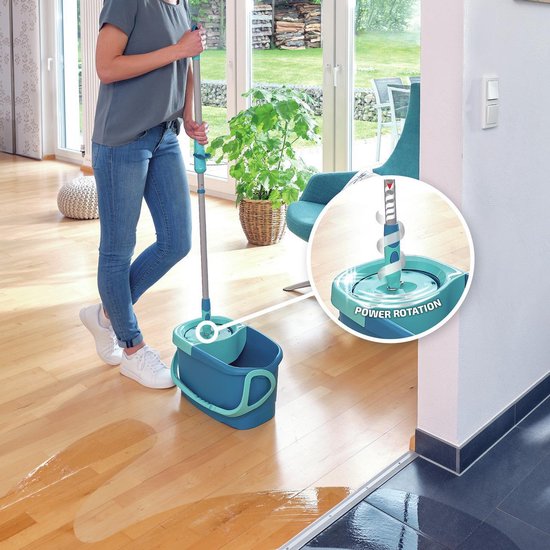 Leifheit - Clean Twist Disc Mop Ergo - dweil set compleet