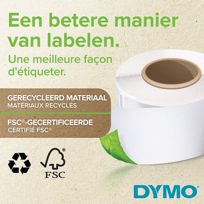 DYMO originele LabelWriter multifunctionele labels | 32 mm x 57 mm |8 met elk 1000 labels
