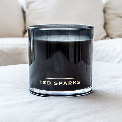 Ted Sparks - Geurkaars Double Magnum - 110 Branduren - 4 Lonten - Luxe Verpakking - Bamboo & Peony