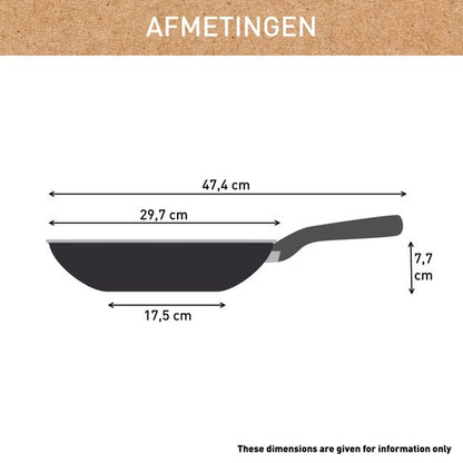 Tefal Revive - Wokpan - Ø28 cm - Keramisch - PFAS-vrij - Geschikt voor Inductie