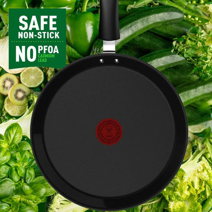 Tefal Renew Black ON - Keramische Pannenkoekenpan - Ø25 cm - PFAS-vrij - Geschikt voor Inductie