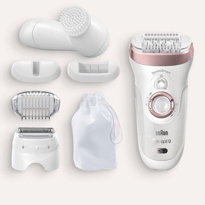 Braun Silk-épil 9 9-880 - Epilator - voor Vrouwen voor Langdurige Ontharing - Wit/Roségoud