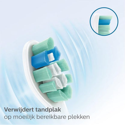 Philips Sonicare C2 Optimal Plaque Defence HX9024/10 - Opzetborstels - 4 stuks