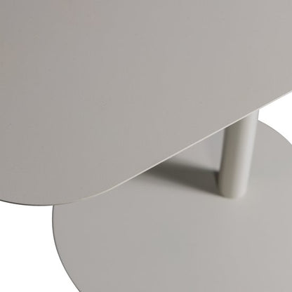 WOOOD Lia Bijzettafel - Metaal - Dust/Beige - 50x50x38 cm