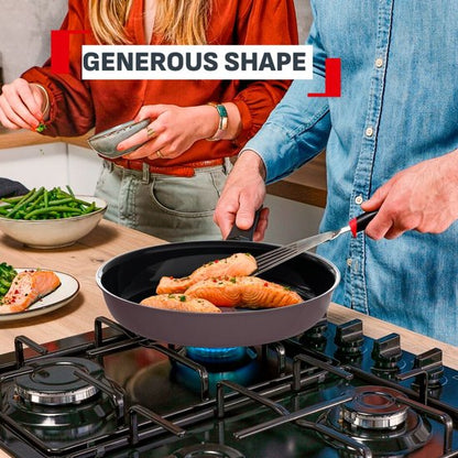 Tefal Ceramic Control Grey - Koekenpan - 28 cm - Keramisch - Inductie - PFAS vrij Zonder verpakking!