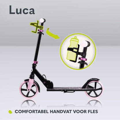 Lionelo Luca - Step - Draagkracht tot 100 kg - Kinderstepjes - Lagers ABEC-7 - voor Jongens en Meisjes - Drie instelbare hoogte-opties