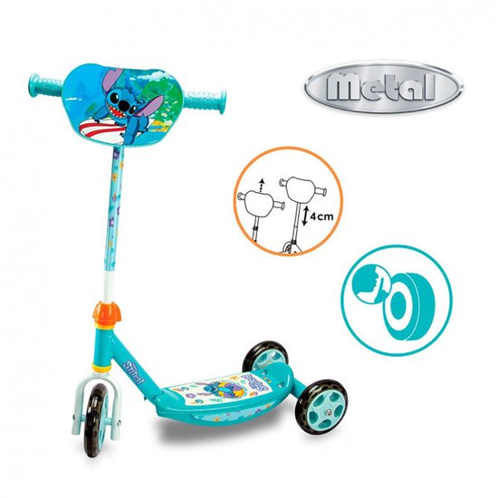 Smoby - Lilo & Stitch - Stitch - Scooter - Step - Vanaf 3 jaar.