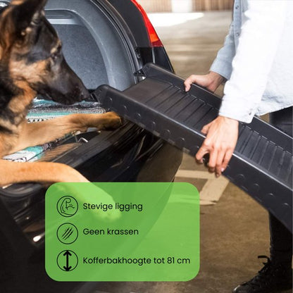 4Paw® Hondentrap 100Kg opvouwbaar - Hondenloopplank - Loopplank hond