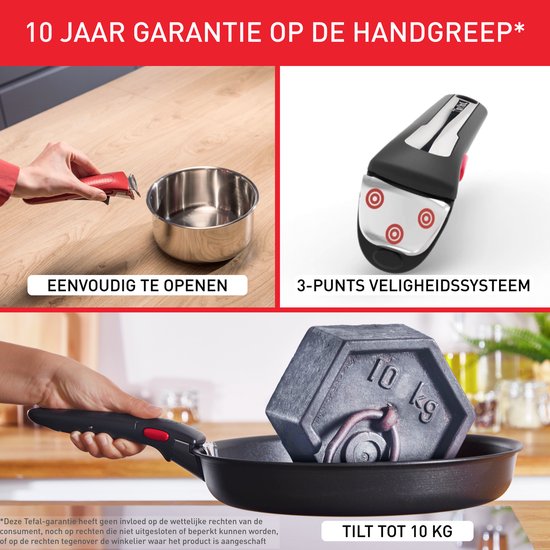 Tefal Ingenio Easy Cook & Clean - Pannenset - 5-delig
