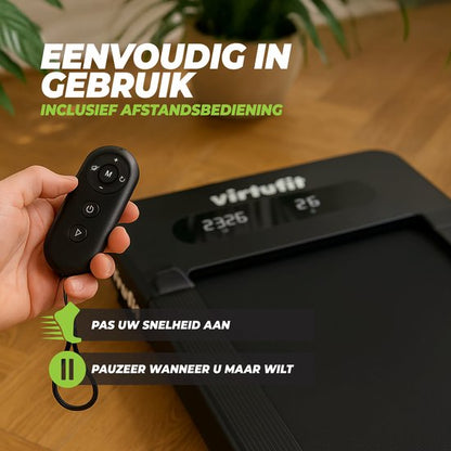 Virtufit - Walkingpad 100 - Hardloopband - Walking pad - Ingebouwde display - 12 programma's