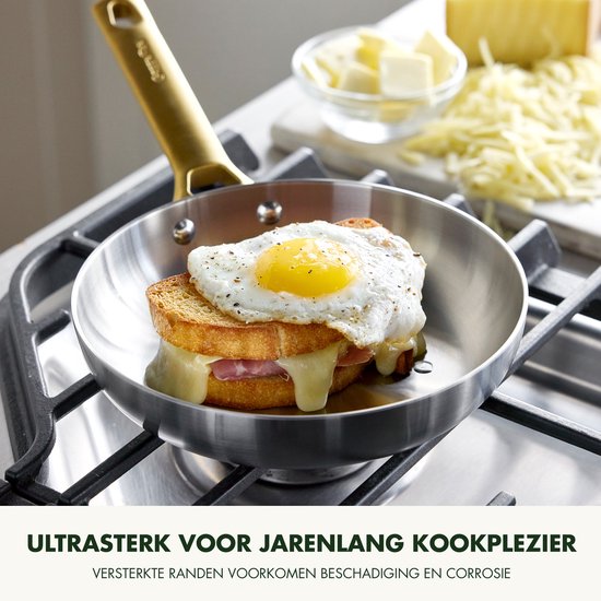 GreenPan Padova Koekenpannenset 2-delig - 20/28cm - Zonder PFAS-vrije antikleeflaag