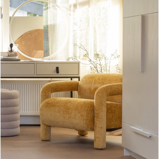 WOOOD Silas Bureau/Sidetable - Grenenhout - Dust/Beige - 74x140x40 cm