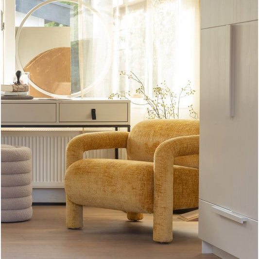 WOOOD Silas Bureau/Sidetable - Grenenhout - Dust/Beige - 74x140x40 cm