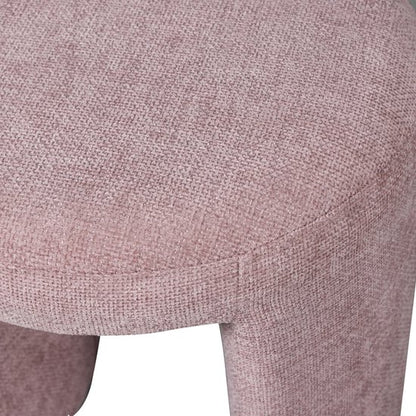 WOOOD Charlie Kruk - Chenille Stof- Blush/Roze - 47x45x45 cm