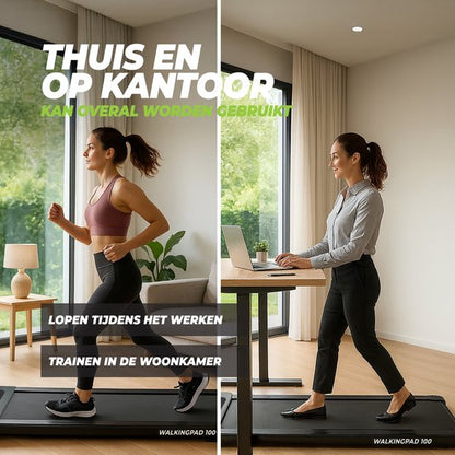 Virtufit - Walkingpad 100 - Hardloopband - Walking pad - Ingebouwde display - 12 programma's