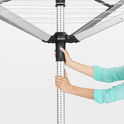 Brabantia Lift-O-Matic Advance Droogmolen - 60 m - met Metalen Grondanker LET OP! Lees beschrijving