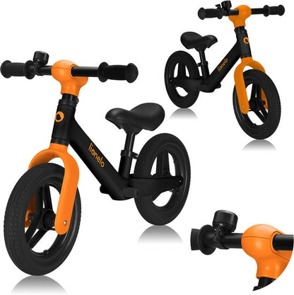 Lionelo Toni Loopfiets – Vanaf 18 mnd – Tot 30 kg – Lichtgewicht 2,3 kg – Verstelbaar Zadel & Stuur – PU Wielen