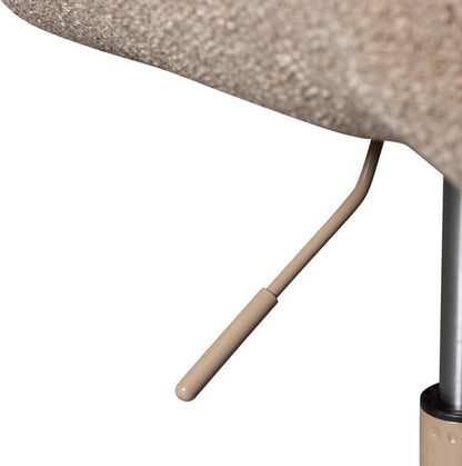 WOOOD Marten Eetkamerstoel in hoogte verstelbaar - Geweven Stof - Zand/Beige - 90x70x66 cm
