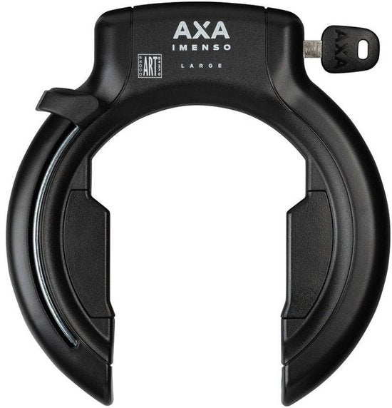 AXA Imenso Large Ringslot – ART 2 fietsslot – Extra brede opening – Met Plug‑in mogelijkheid zonder verpakking