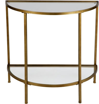 WOOOD Goddess Sidetable - Metaal - Antique Brass - 75x37x75 cm