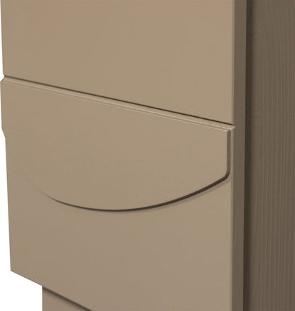 WOOOD Teo Nachtkastje - Grenen - Mud - 50x36x35