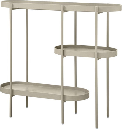 WOOOD Noan Sidetable - Hout/Metaal - Beige - 80x90x28 cm