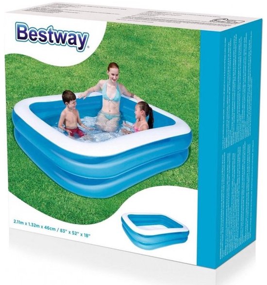 Bestway - Opblaasbaar Zwembad - 262x175x51 cm - 778L