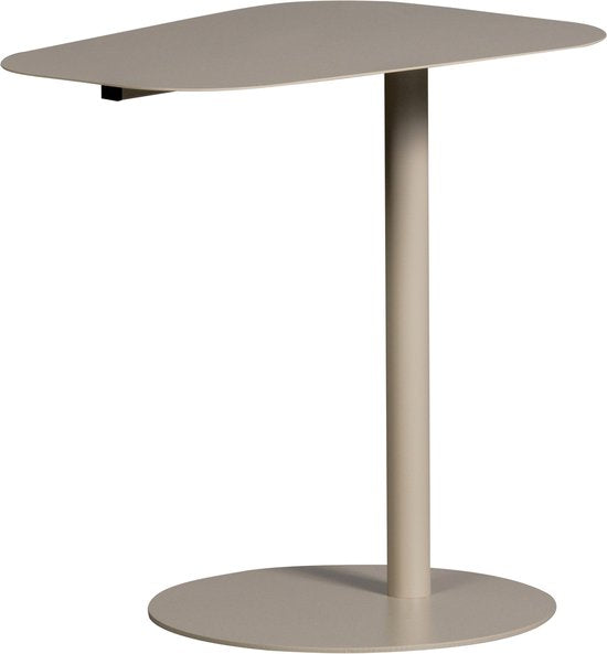 WOOOD Lia Bijzettafel - Metaal - Dust/Beige - 50x50x38 cm