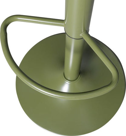 WOOOD Isaac Barkruk - Metaal - Warm Groen - 81x39x39 cm