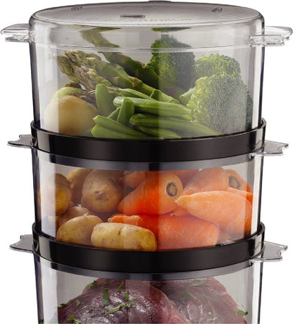 Russell Hobbs Kitchen Collection Compact Matte Black Stoomkoker - 26530-56