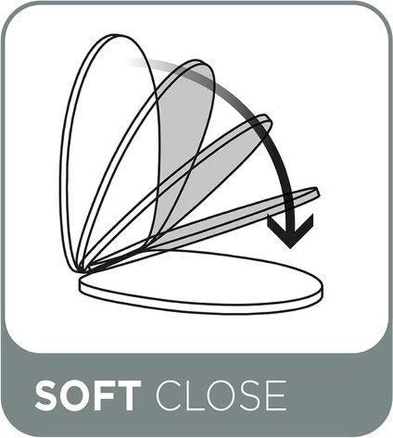 Tiger Steigerhoutlook - WC bril - Toiletbril met deksel - Soft Close - MDF - Eiken Tweede kans