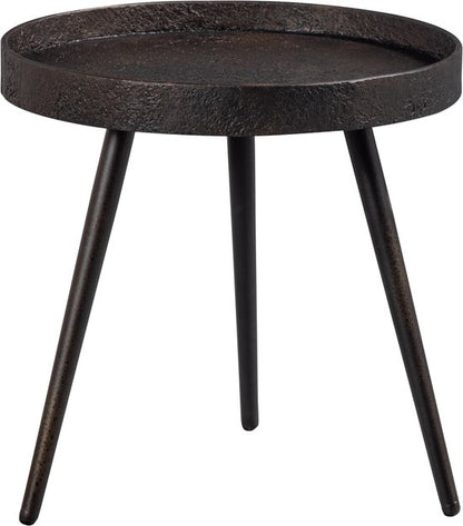 WOOOD Bounds Bijzettafel M - Metaal - Antique Goud - 41xØ41