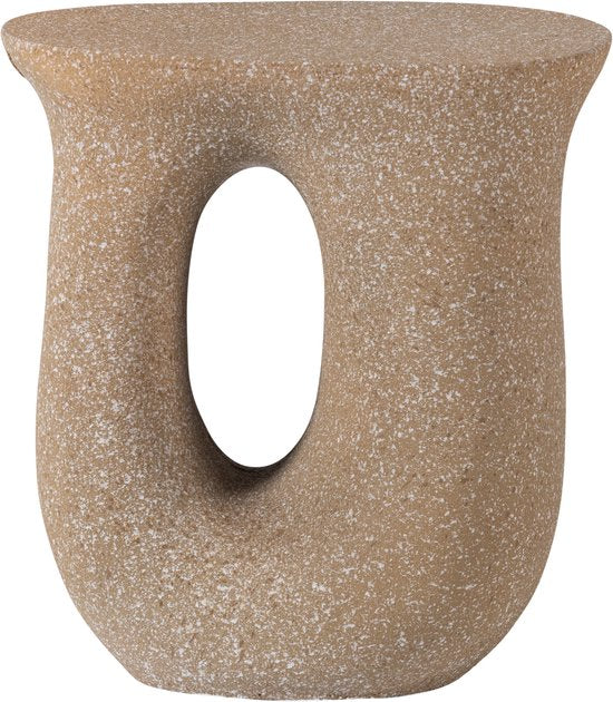 WOOOD Mason Bijzettafel Met Spikkels - Magnesium - Groen - 45x42x33 cm