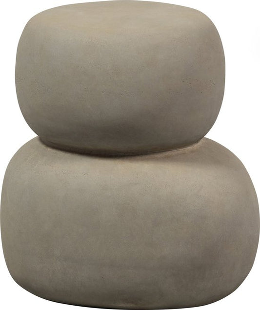 WOOOD Oda Bijzettafel - Fiber Clay - Groen/Grijs - 47x41x35 cm