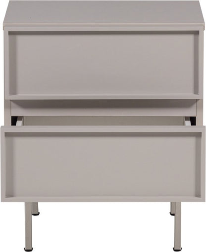 WOOOD Tours Ladekast/ Nachtkastje 2 Lades Melamine/ MDF - Zand