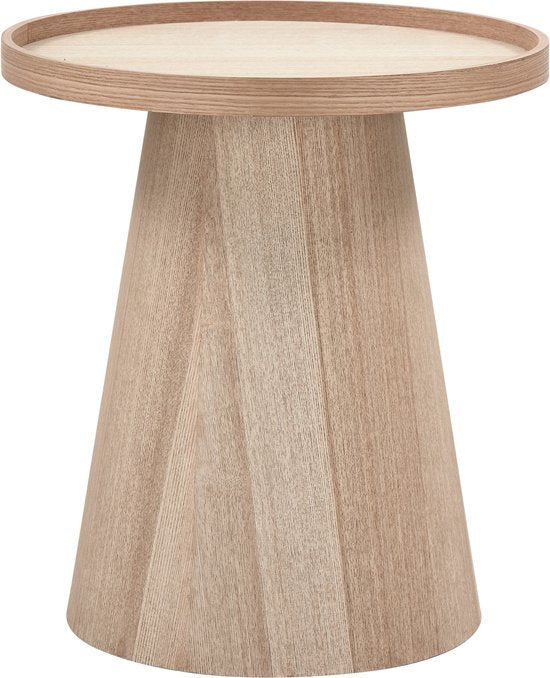 WOOOD Maud Bijzettafel - Hout - Naturel - 50x45x45 cm