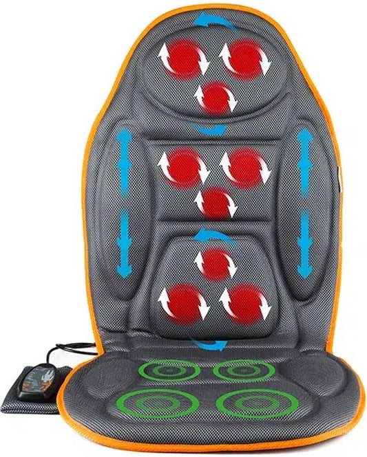 Medivon Cosy Mesh - Shiatsu Massagestoel - Massagemat - Rugmassage en Nekmassage Apparaat - Massagekussen